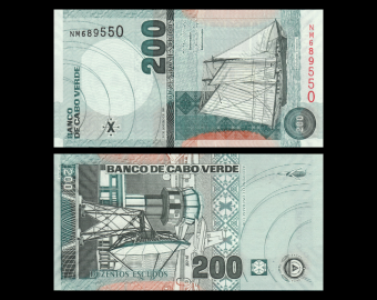 Cape Verde, P-68, 200 escudos, 2005