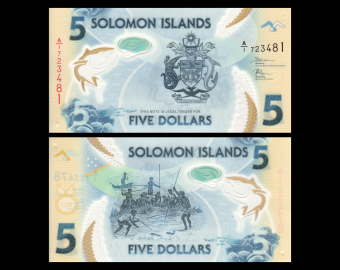 Salomon (iles), P-38, 5 dollars, 2019