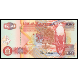 Zambie, P-37d2, 50 kwacha, 2003 - Billet de banque en vente sur Monnaies du Monde SHOP