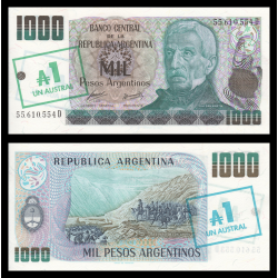 Argentine, P-320, 1 austral, 1985 - Billet de banque en vente sur Monnaies du Monde SHOP