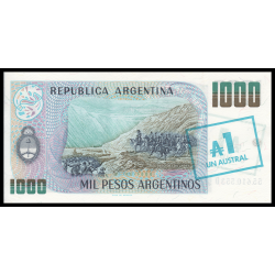 Argentine, P-320, 1 austral, 1985 - Billet de banque en vente sur Monnaies du Monde SHOP