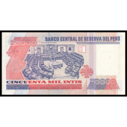 Pérou, P-142, 50 000 intis, 1988 - Billet de banque en vente sur Monnaies du Monde SHOP