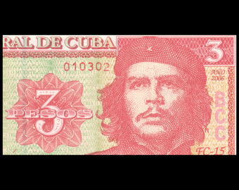 C, P-127c, 3 pesos, 2006