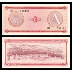 C, P-FX02, 3 pesos, 1985 - Billet de banque en vente sur Monnaies du Monde SHOP