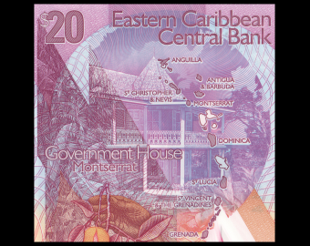 Caraïbes, P-New20, 20 dollars, 2019, polymère