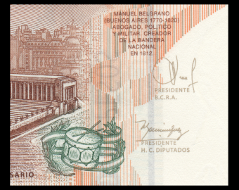 Argentine, P-354b, 10 pesos, 2003, Presque Neuf / a-UNC