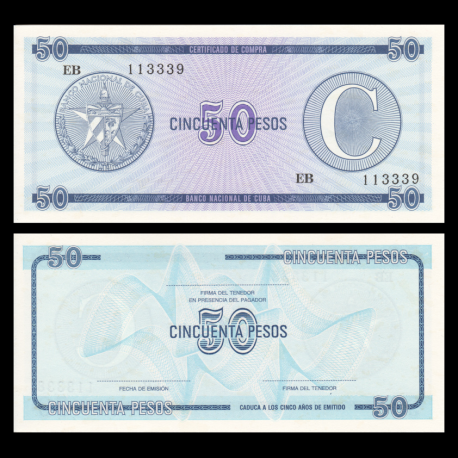 C, P-FX24, 50 pesos