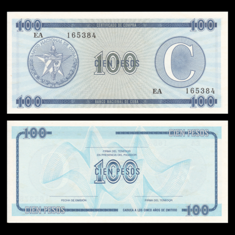 C, P-FX25, 100 pesos