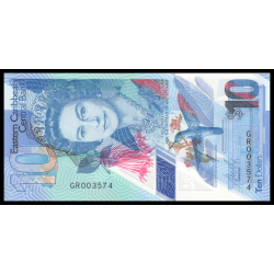 Caraïbes, P-57a, 10 dollars, 2019, polymère - Billet de banque en vente sur Monnaies du Monde SHOP