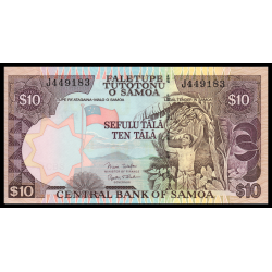 Samoa, P-34b, 10 tala, 2005 - Billet de banque en vente sur Monnaies du Monde SHOP