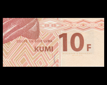 Congo, P-93, 10 francs, 2003