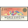 Australie, 2 expo dollars, 1988 - Billet de banque en vente sur Monnaies du Monde SHOP