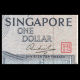 Singapore, P-09b, 1 dollar, 1976