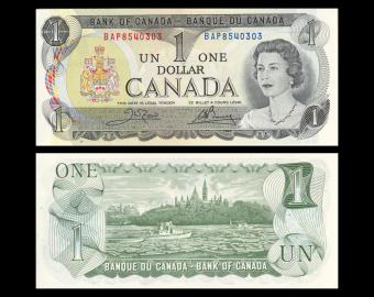 Canada, P-085c, 1 dollar, 1973, TTB / Very Fine