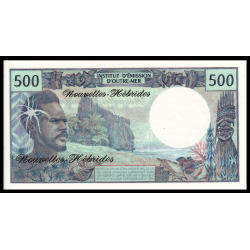 Nouvelle Hébrides, P-19c, 500 francs, 1980 - Billet de banque en vente sur Monnaies du Monde SHOP