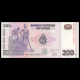 Congo, P-099b, 200 francs, 2013
