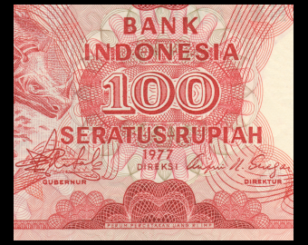 Indonesia, P-116, 100 rupiah, 1977