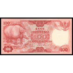 Indonésie, P-116, 100 rupiah, 1977 - Billet de banque en vente sur Monnaies du Monde SHOP