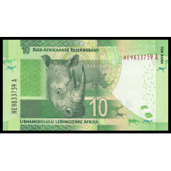 Afrique-du-Sud, P-138b, 10 rand,  2016 - Billet de banque en vente sur Monnaies du Monde SHOP
