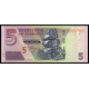 Zimbabwe, P-102, 5 dollars, 2019, hybride - Billet de banque en vente sur Monnaies du Monde SHOP