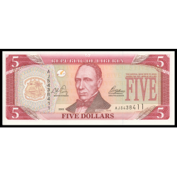 Liberia, P-26a, 5 dollars, 2003 - Billet de banque en vente sur Monnaies du Monde SHOP