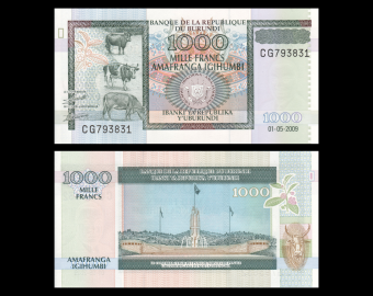 Burundi, P-46, 1000 francs, 2009