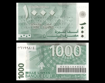 Lebanon, P-84a,1000 livres, 2004