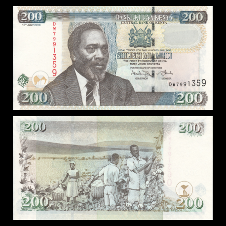 Kenya, P-49e, 200 shillings, 2010
