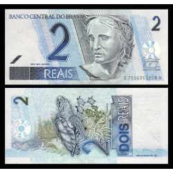 Brésil, P-249h, 2 reals, 2009 - Billet de banque en vente sur Monnaies du Monde SHOP