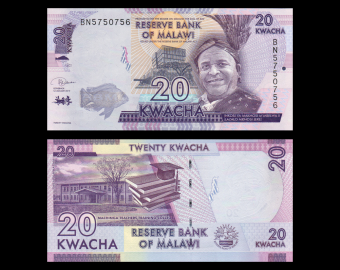 Malawi, P-63e, 20 kwacha, 2019