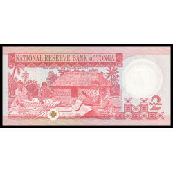 Tonga, P-32d, 2 pa'anga, 2005 - Billet de banque en vente sur Monnaies du Monde SHOP