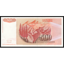 Yougoslavie, P-109, 500 dinara, 1991 - Billet de banque en vente sur Monnaies du Monde SHOP