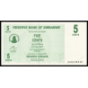 Zimbabwe, P-034, 5 cents, 2006 - Billet de banque en vente sur Monnaies du Monde SHOP