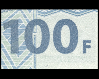 Congo, P-92A, 100 francs, 2000