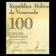 Venezuela, P-100b4, 100 000 bolivares, 2017