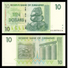 Zimbabwe, P-067, 10 dollars, 2007 - Billet de banque en vente sur Monnaies du Monde SHOP