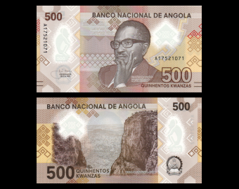 Angola, P-161, 500 kwanzas, 2020, polymère