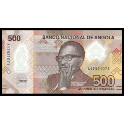 Angola, P-161, 500 kwanzas, 2020, polymère - Billet de banque en vente sur Monnaies du Monde SHOP