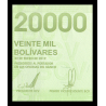Venezuela, P-110b, 20 000 bolívares soberanos, 2019 - Billet de banque en vente sur Monnaies du Monde SHOP