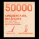 Venezuela, P-111b, 50 000 bolívares soberanos, 2019