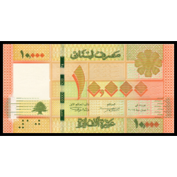 Liban, P-92b, 10 000 livres, 2014 - Billet de banque en vente sur Monnaies du Monde SHOP