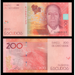 Cap Vert, P-76a, 200 escudos, 2019 - Billet de banque en vente sur Monnaies du Monde SHOP