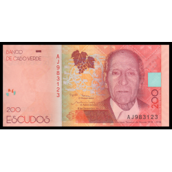 Cap Vert, P-76a, 200 escudos, 2019 - Billet de banque en vente sur Monnaies du Monde SHOP