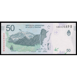 Argentine, P-363b, 50 pesos, 2018 - Billet de banque en vente sur Monnaies du Monde SHOP