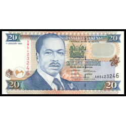 Kenya, P-35a2, 20 Shilingi, 1996 - Billet de banque en vente sur Monnaies du Monde SHOP