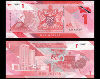 Trinidad & Tobago, P-60, 1 dollar, polymère, 2020