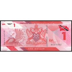 Trinidad & Tobago, P-60, 1 dollar, polymère, 2020 - Billet de banque en vente sur Monnaies du Monde SHOP