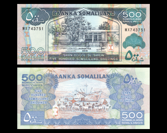 Somaliland, P-06i, 500 shillings, 2016