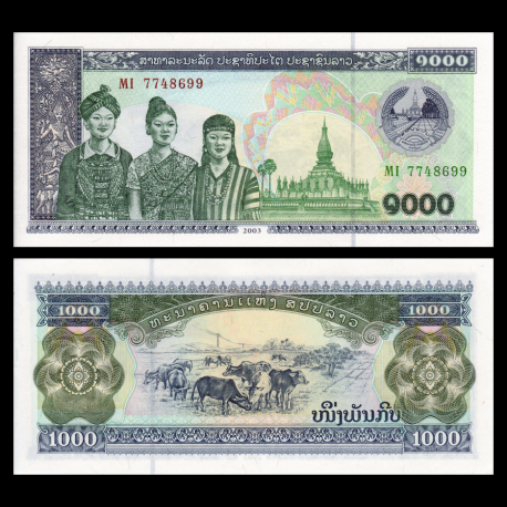 Lao, 1000 kip, 2003