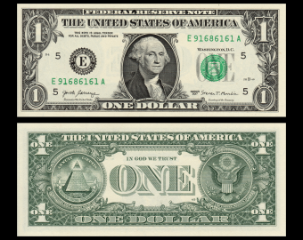 USA, P-544Ea, 1 dollar, Virginia, 2017